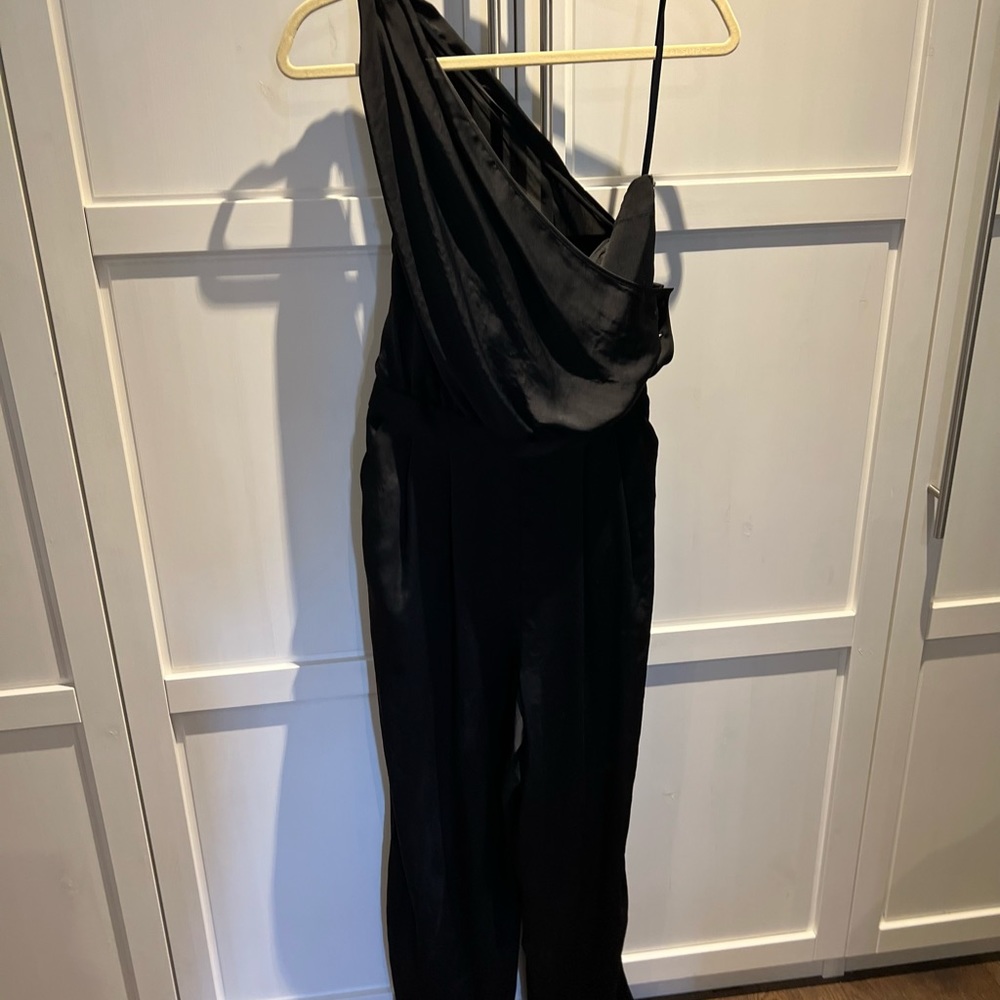 Club Monaco: one-shoulder jump suit
